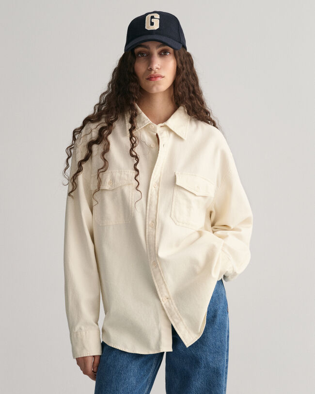 Chemise relaxed fit style militaire
