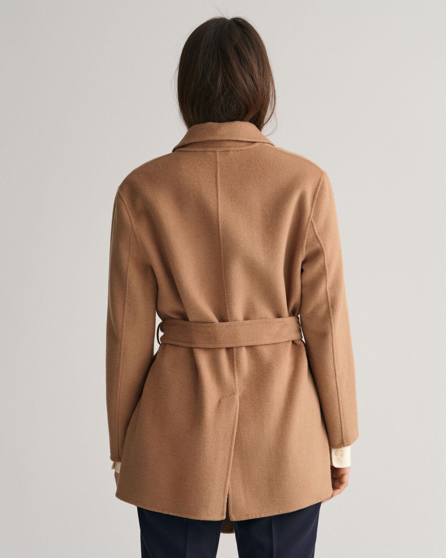 Veste blazer cousue main avec ceinture