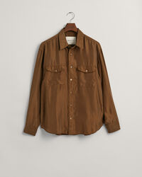 Chemise relaxed fit en soie