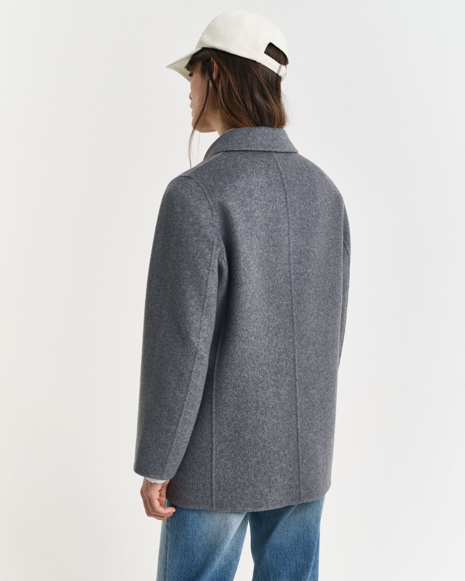 Caban surpiqué à la main