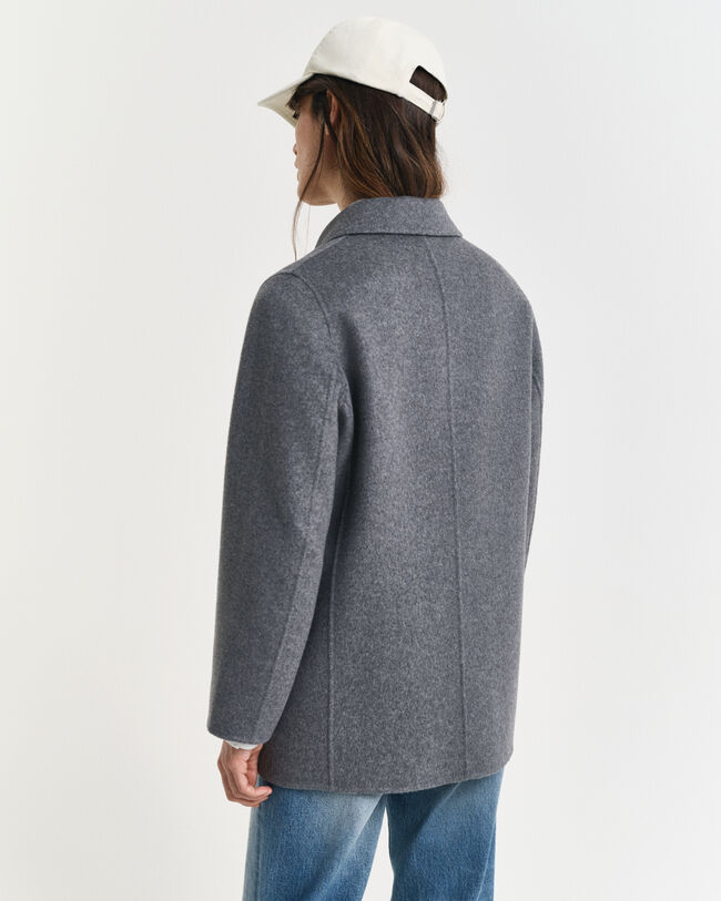 Caban surpiqué à la main