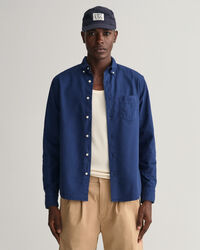 Chemise regular fit en coton Oxford Sunfaded