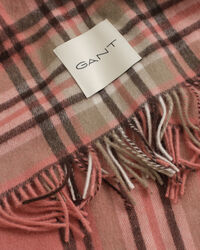 Écharpe en laine à motif écossais