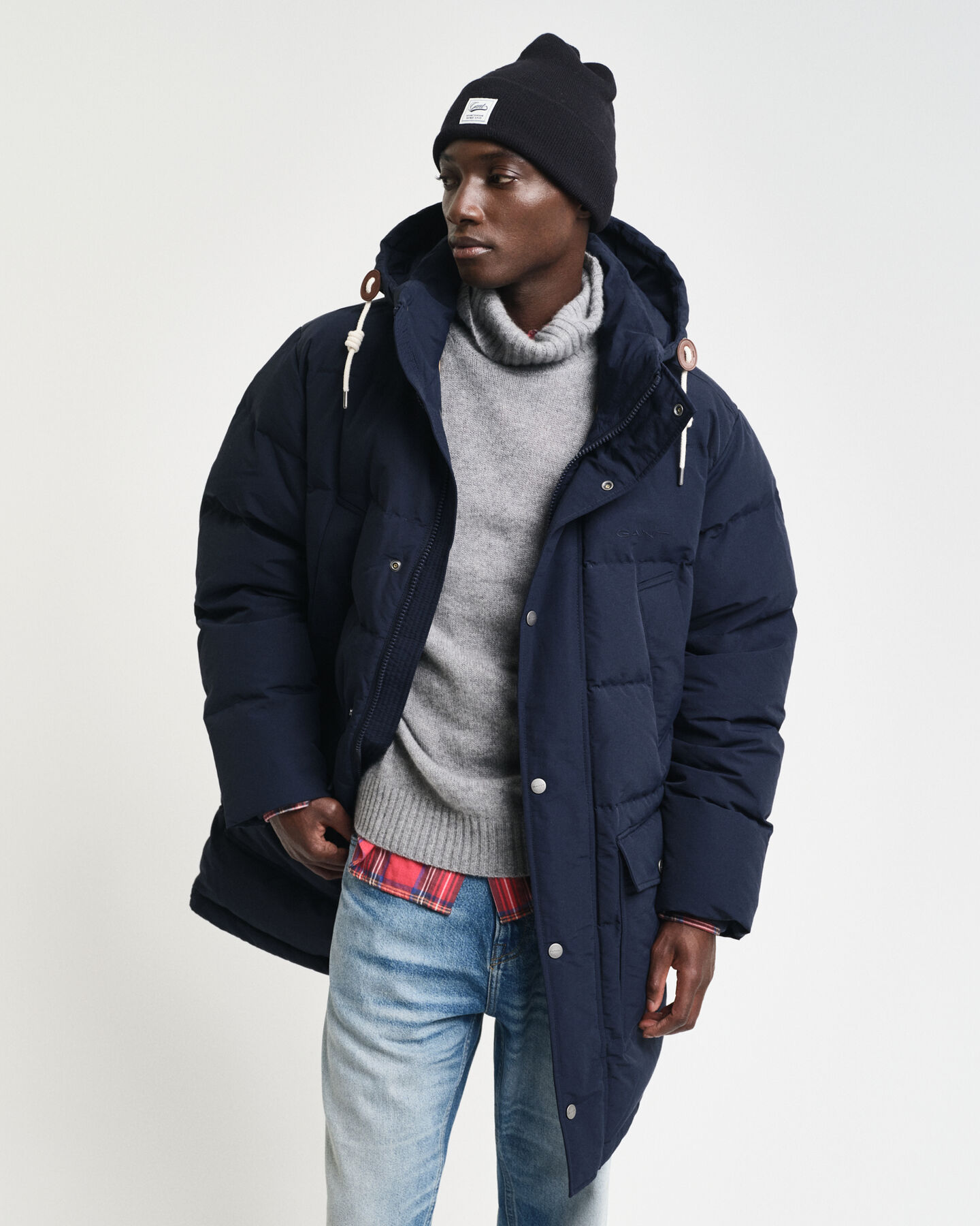 Doudoune mi-longue en duvet Heavy