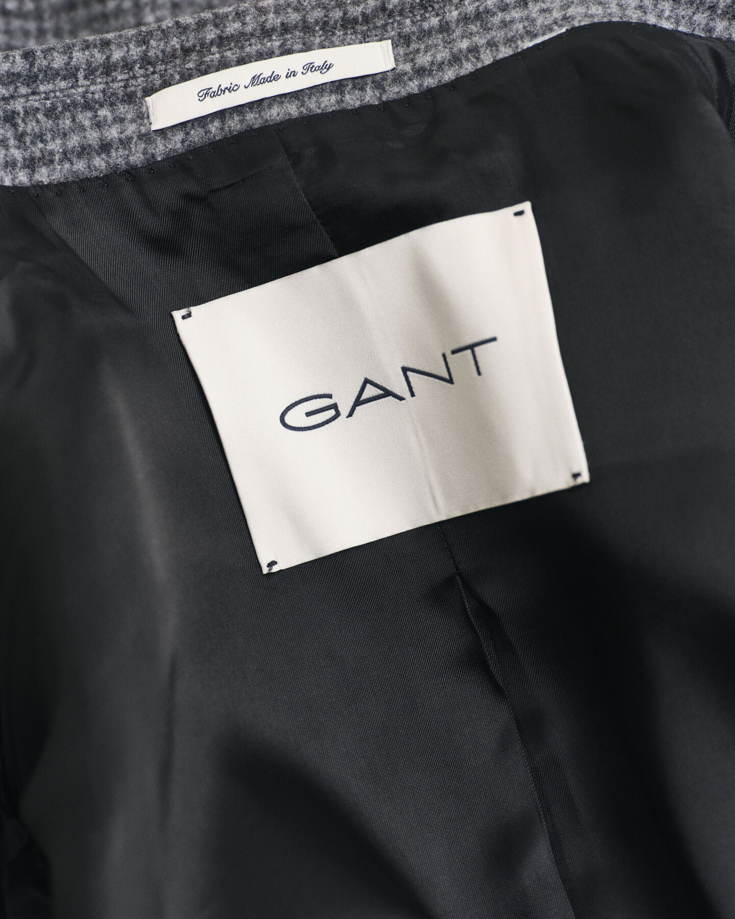 Manteau en laine bicolore