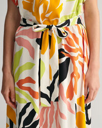 Robe &agrave; manches courtes Palm Print