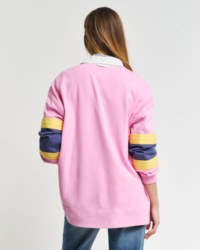 Polo Rugger en colour-block