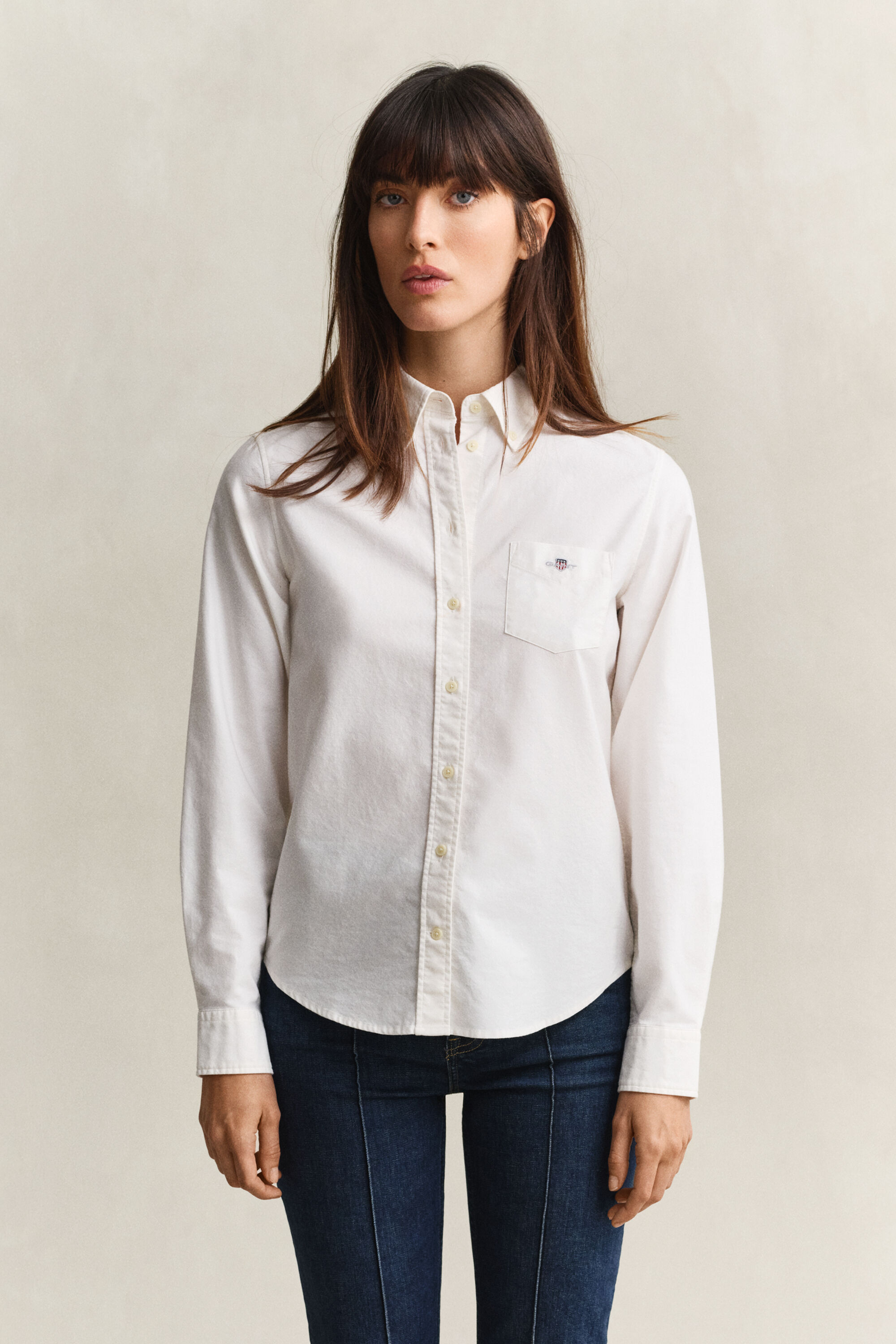 Chemise en coton Oxford classique