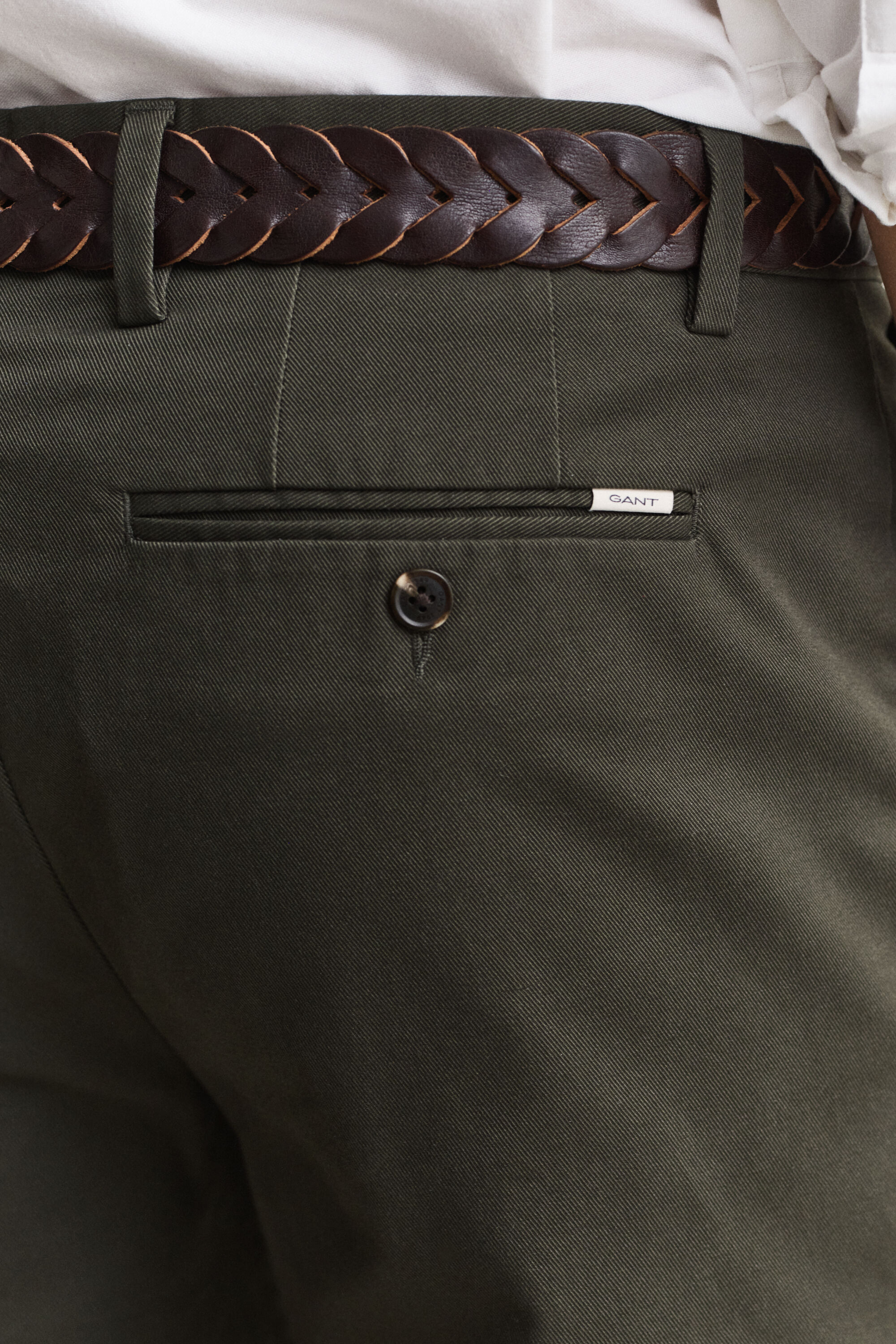Pantalon chino élégant coupe regular