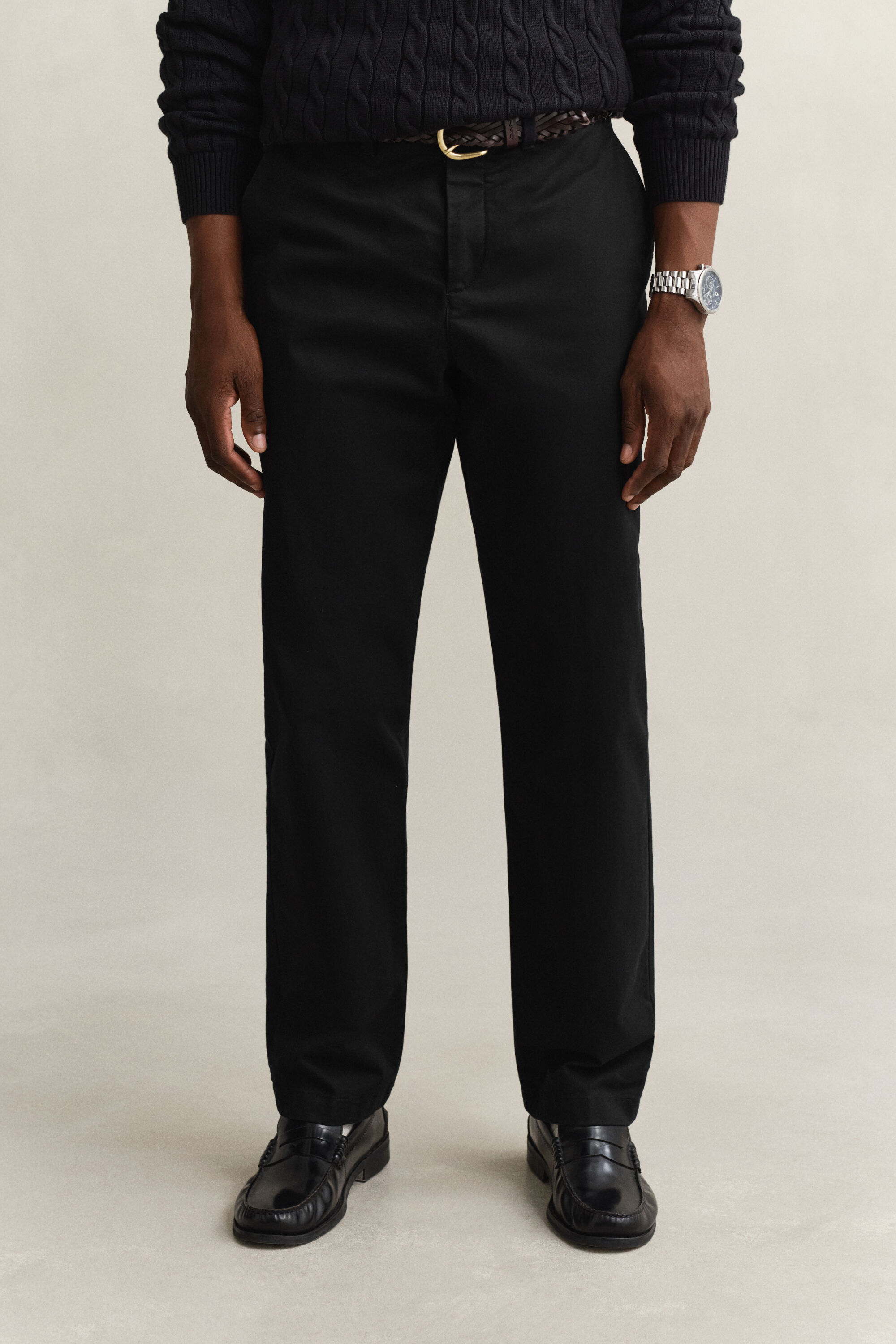 Pantalon chino classique coupe regular