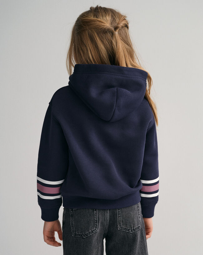 Sweat &agrave; capuche court GANT USA Girls
