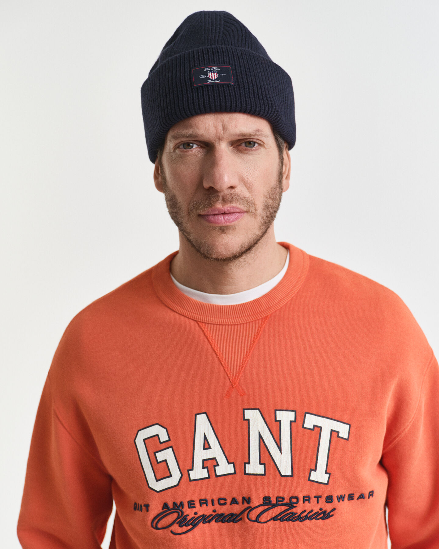 Sweat-shirt col rond logo universitaire