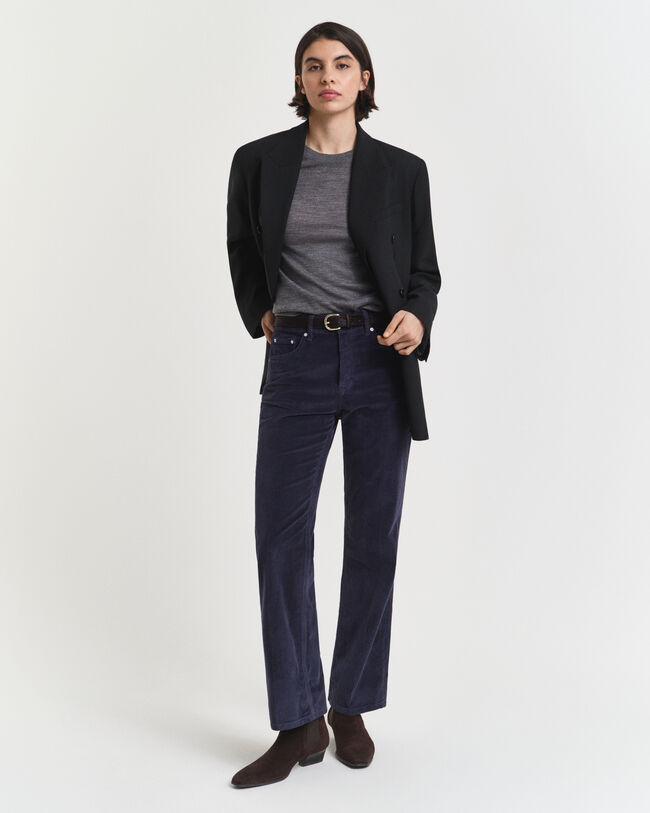 Pull col rond en laine mérinos extrafine