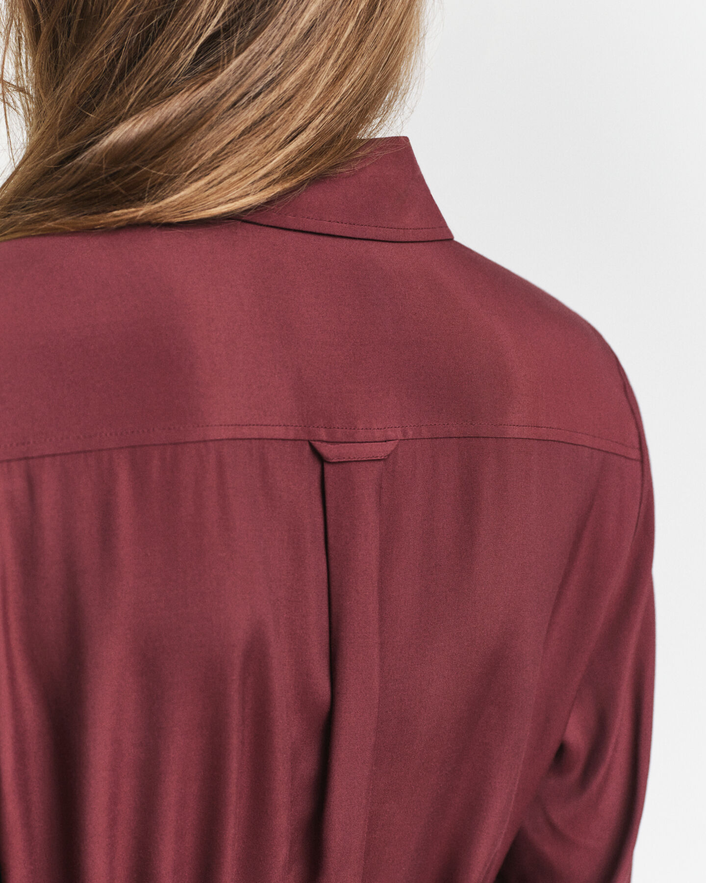 Robe-chemise midi en viscose