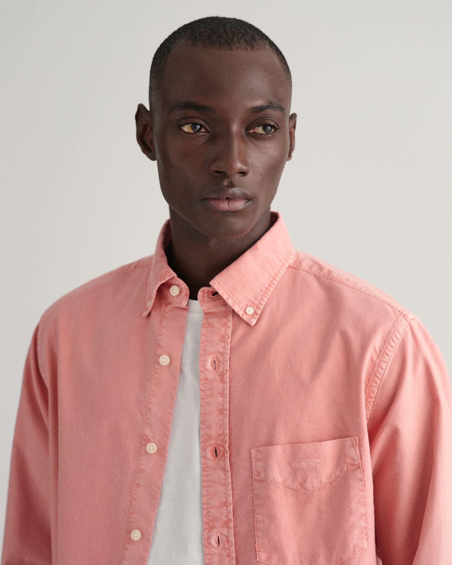 Chemise regular fit en coton Oxford Archive Sunfaded