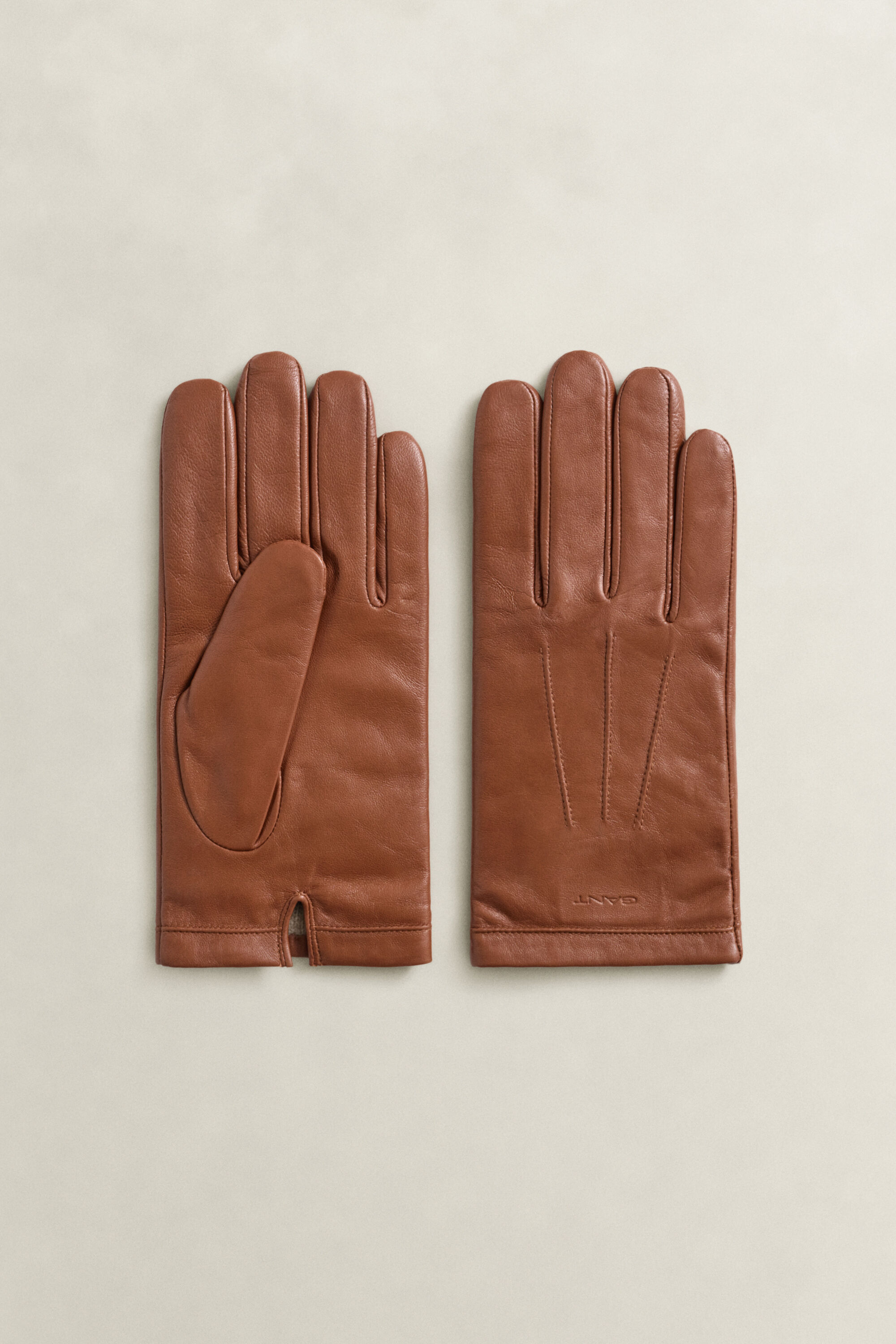 Gants en cuir d’agneau doublé de cachemire