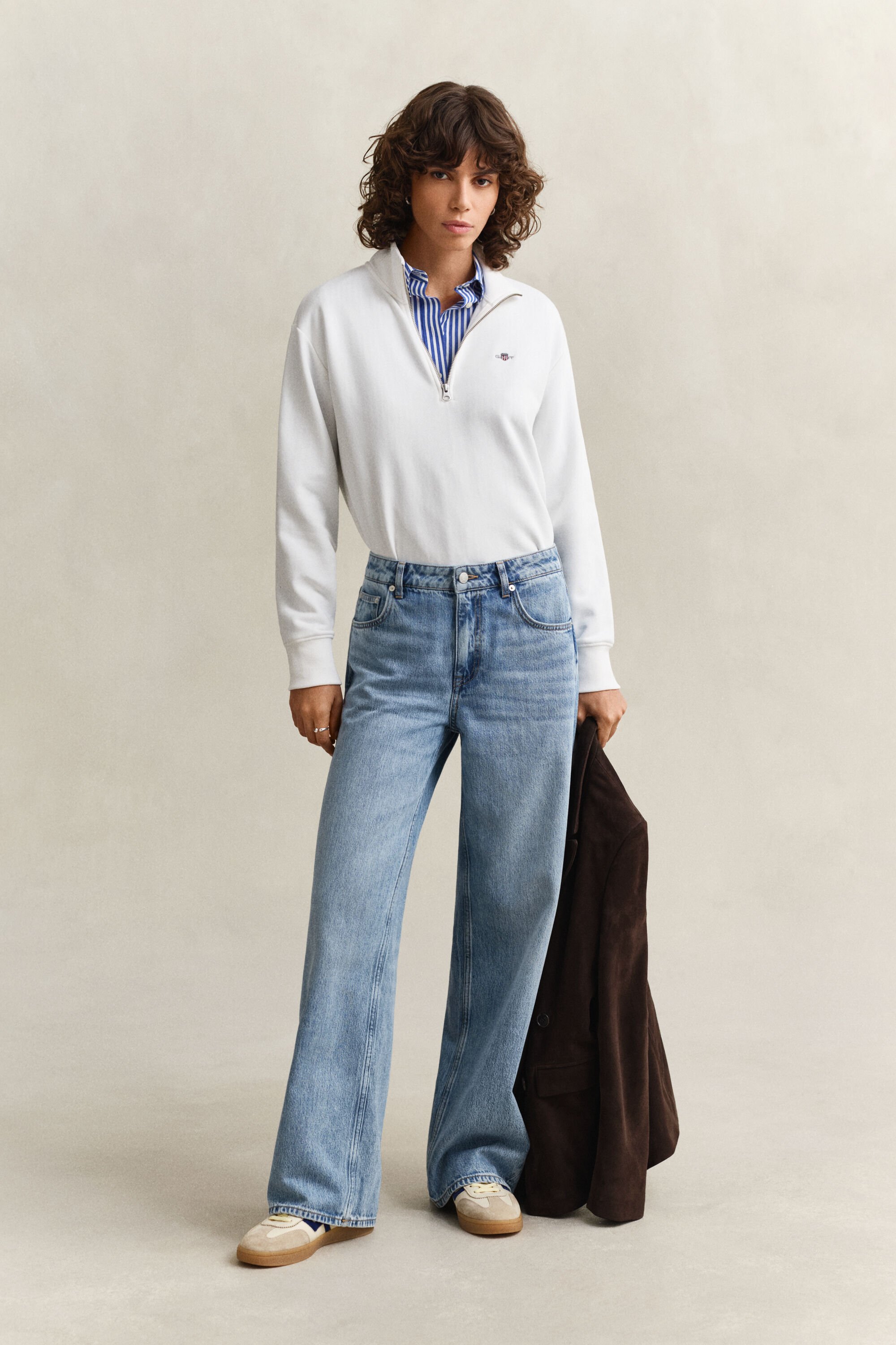 Sweat-shirt à demi-zip Shield