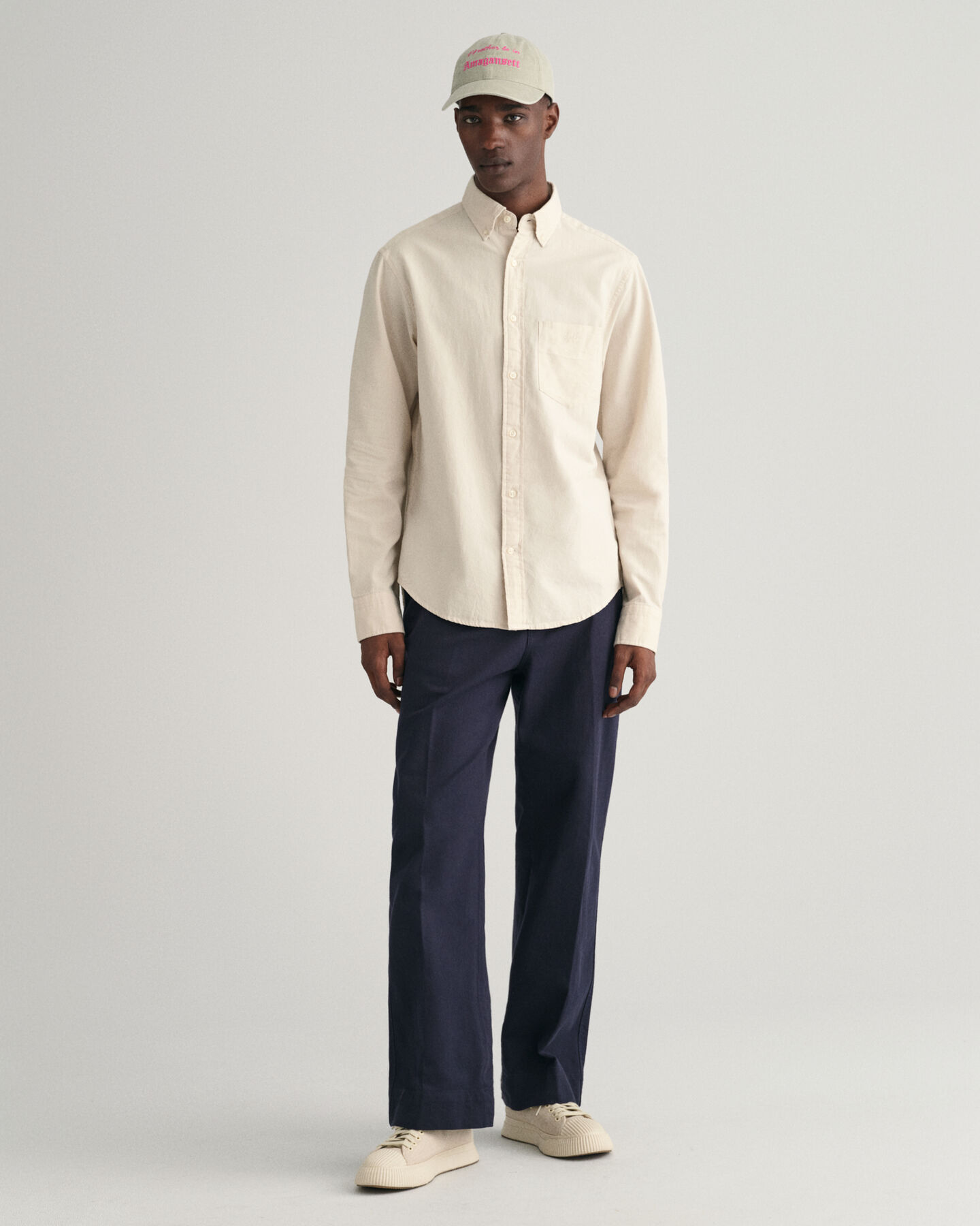 Chemise regular fit en coton Oxford Archive