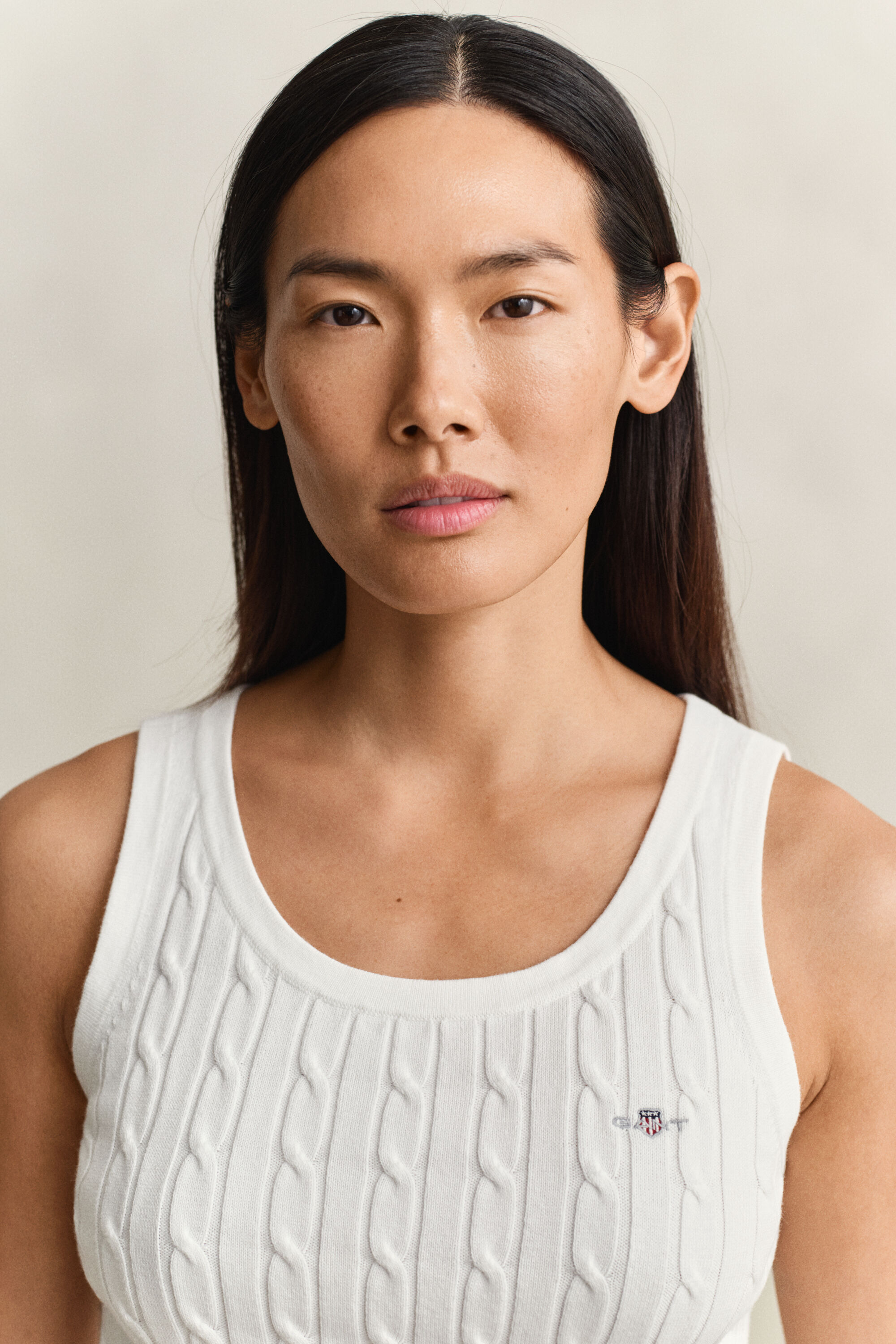 Débardeur en maille torsadée