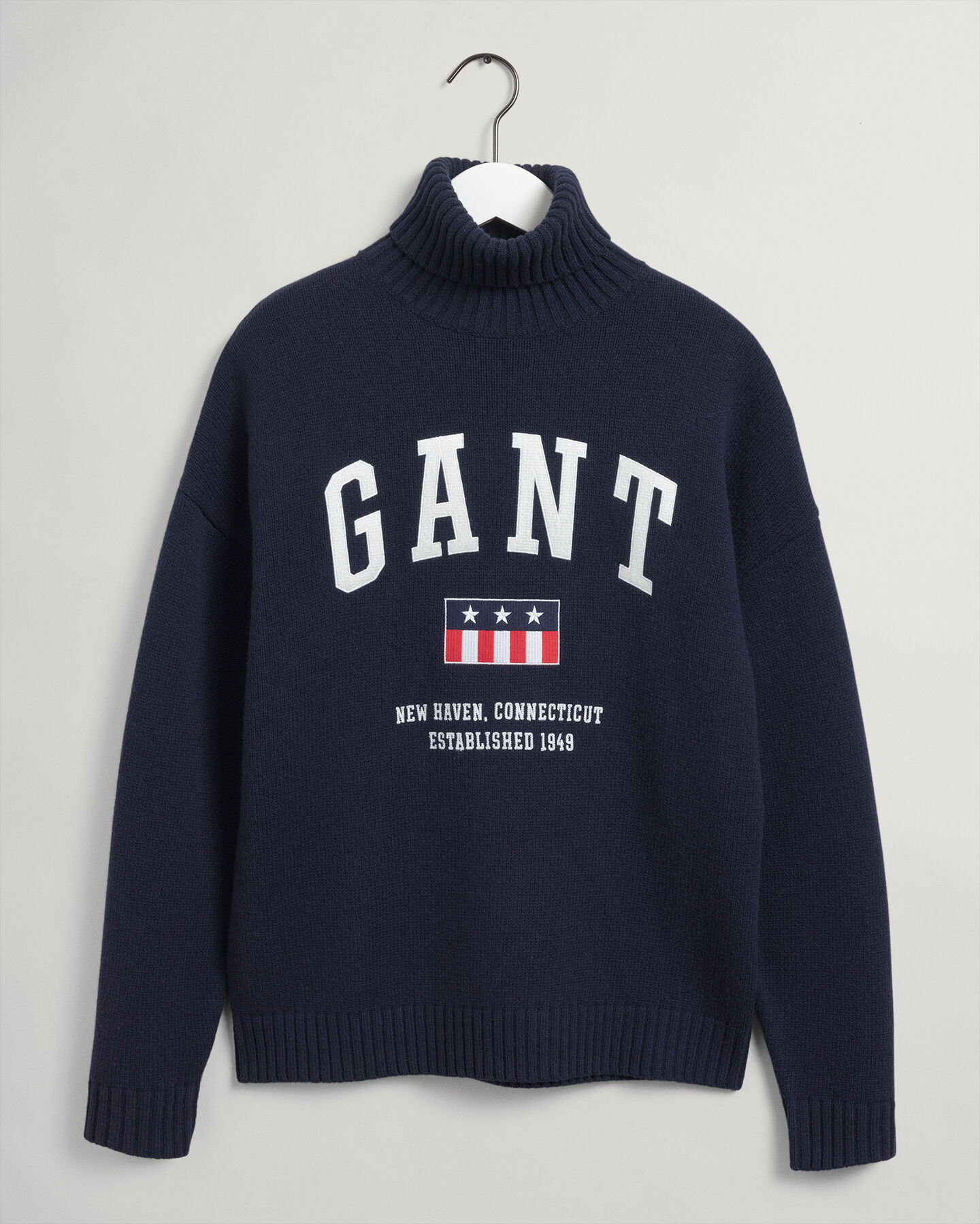 Pull col roulé Graphic