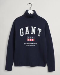 Pull col roulé Graphic