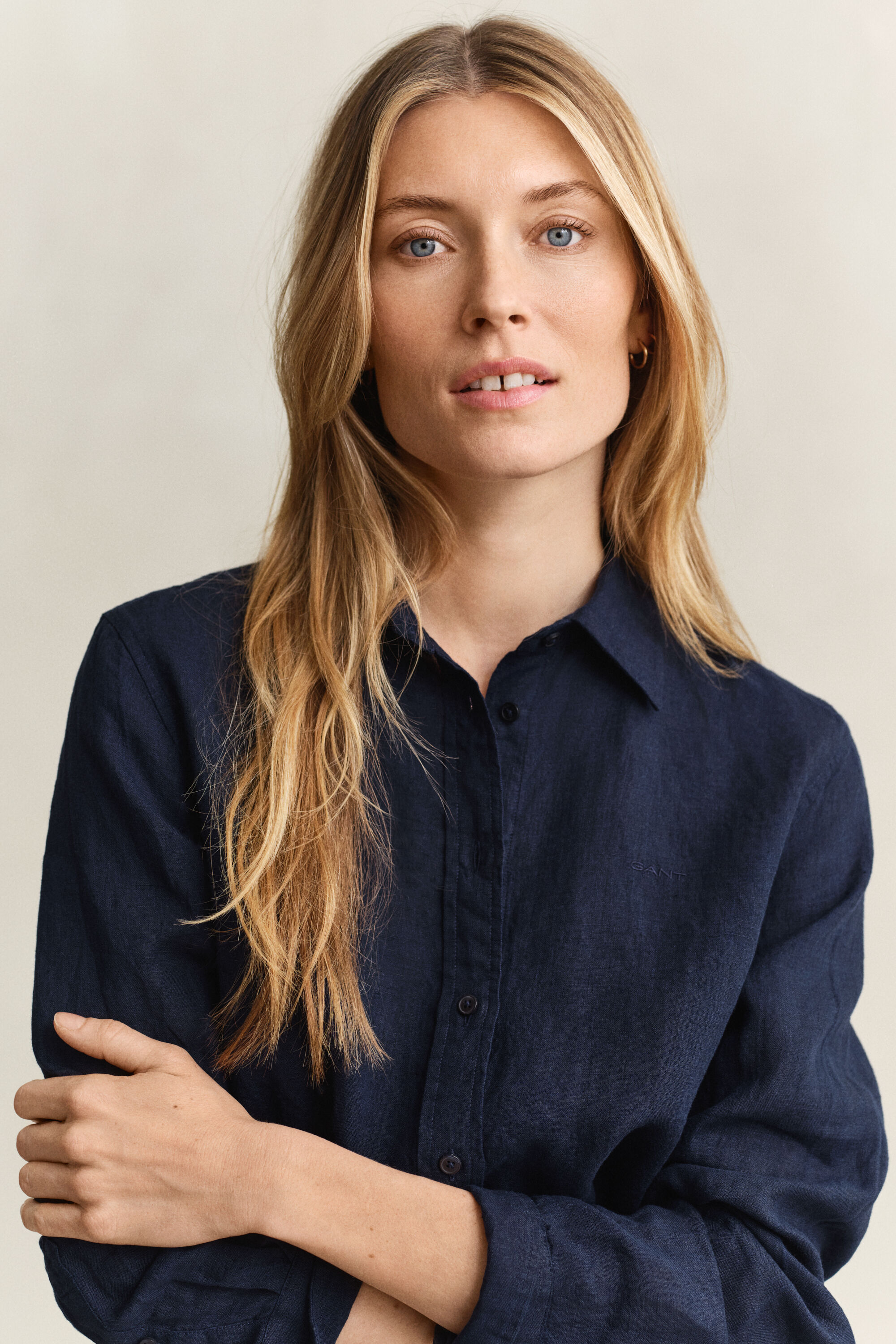 Chemise regular fit en lin