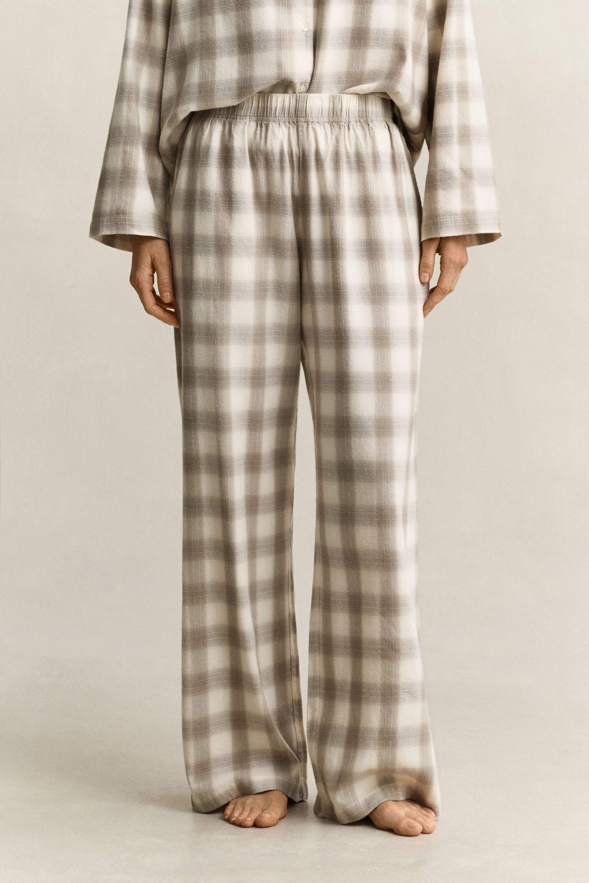 Pyjama en flanelle à carreaux