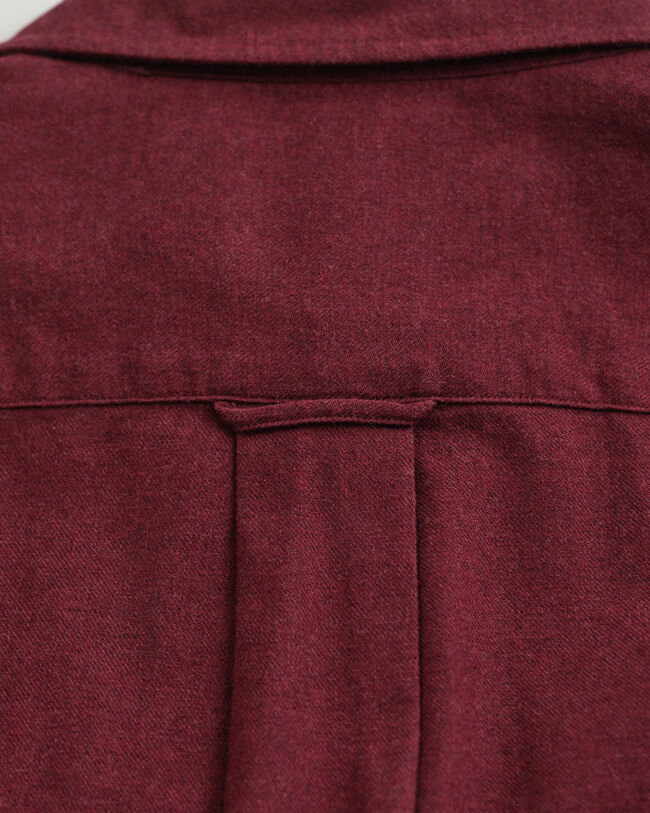 Chemise coupe regular en flanelle chinée