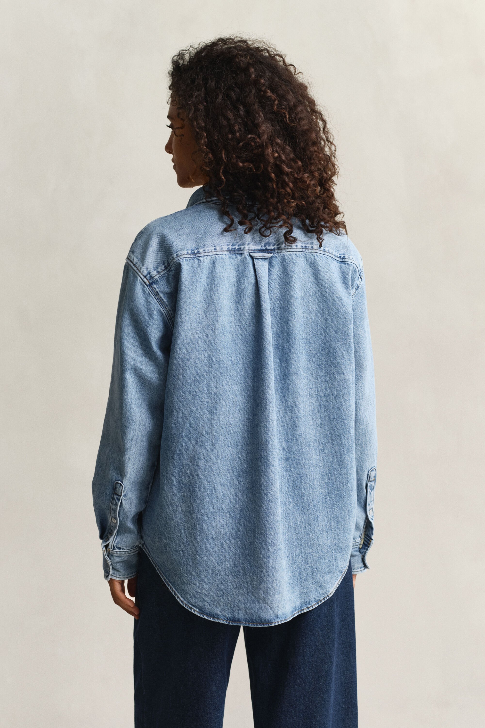 Chemise coupe décontractée en denim