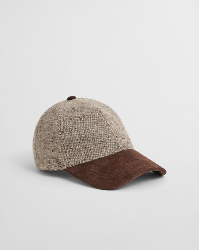 Casquette en laine texturée