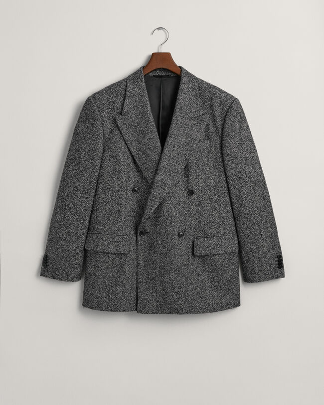 Veste blazer ultra-ample en tweed