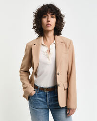 Veste blazer en sergé