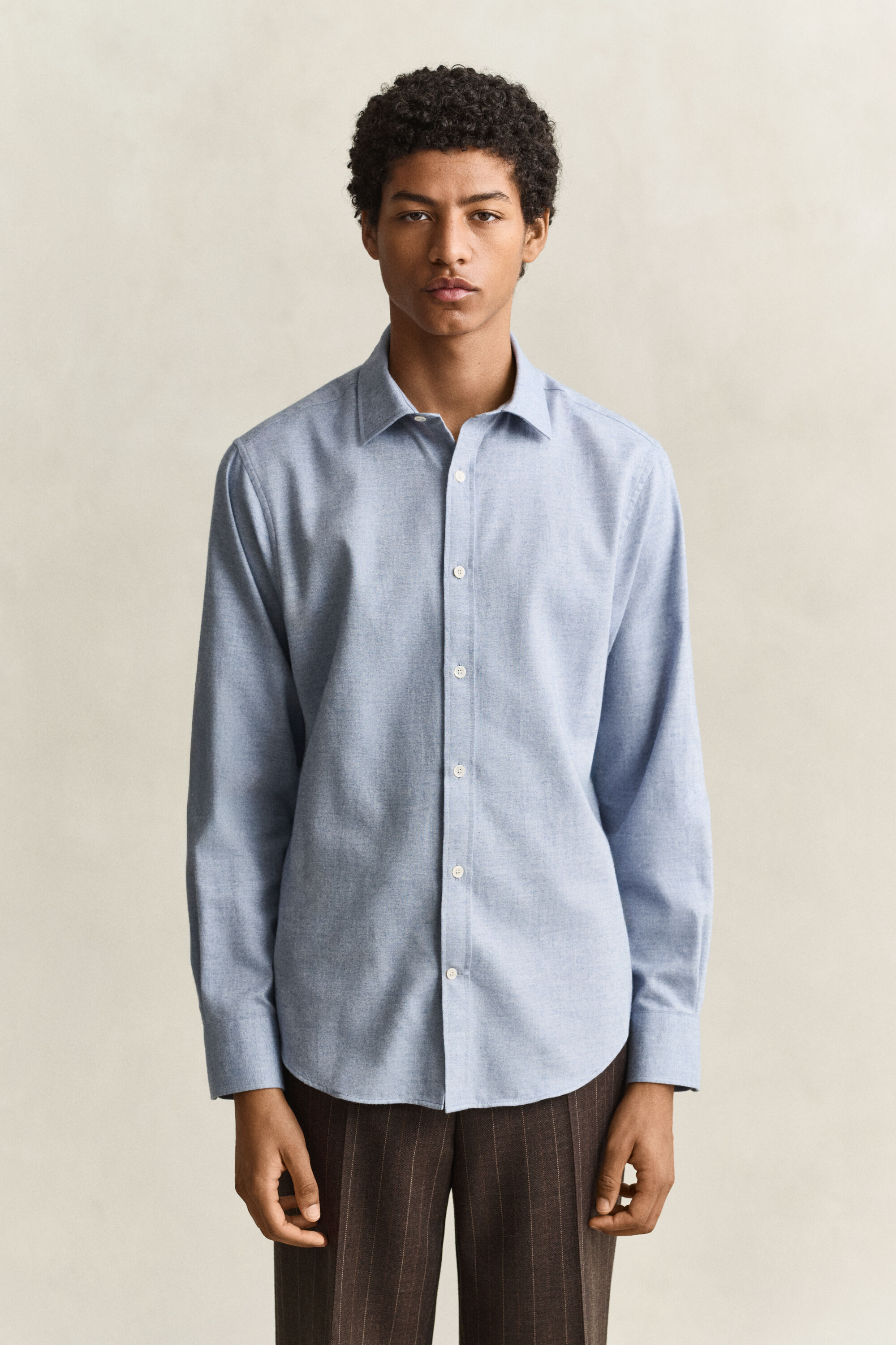 Chemise en flanelle chinée