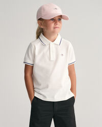 Polo en coton piqu&eacute; Tipped Shield Kids
