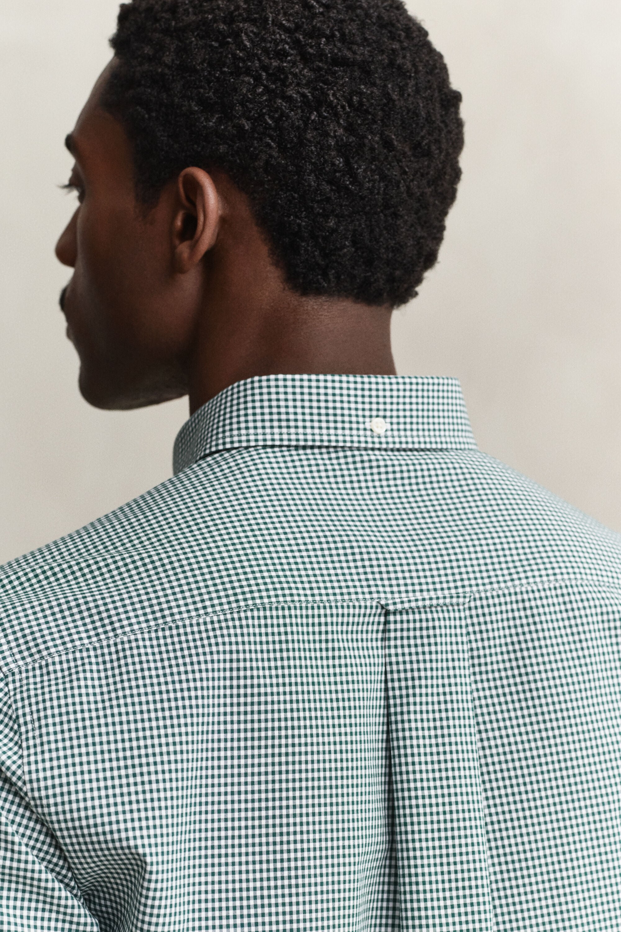 Chemise vichy en popeline classique