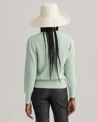 Cardigan en coton c&ocirc;tel&eacute;