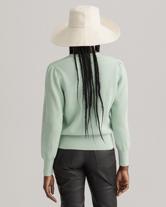 Cardigan en coton c&ocirc;tel&eacute;