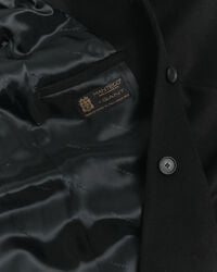 Manteau ajusté classique en laine mélangée