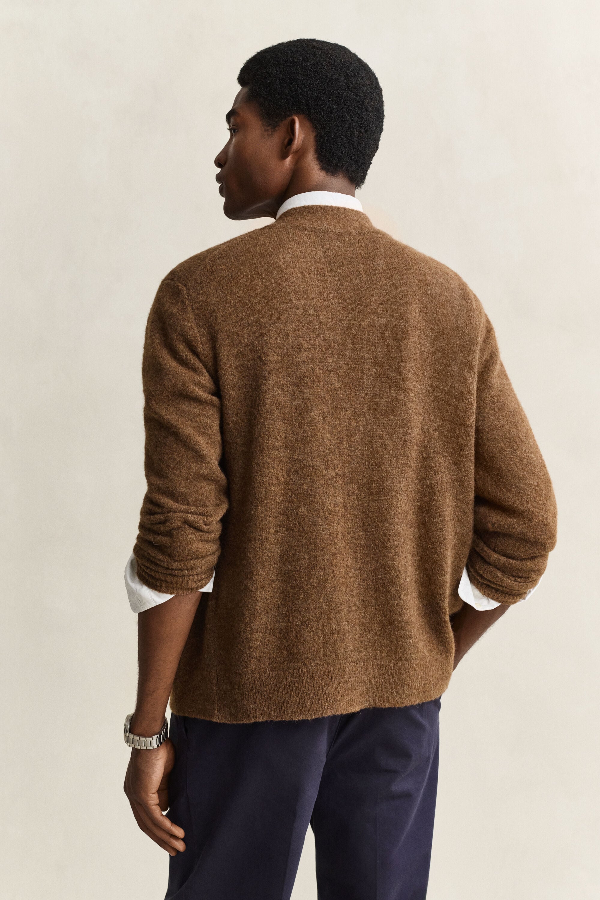 Cardigan en laine brossée Gant x Yale