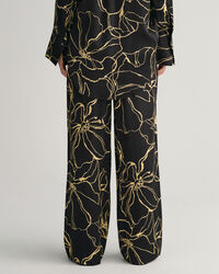 Pantalon &agrave; motif Line Drawing Pull-On