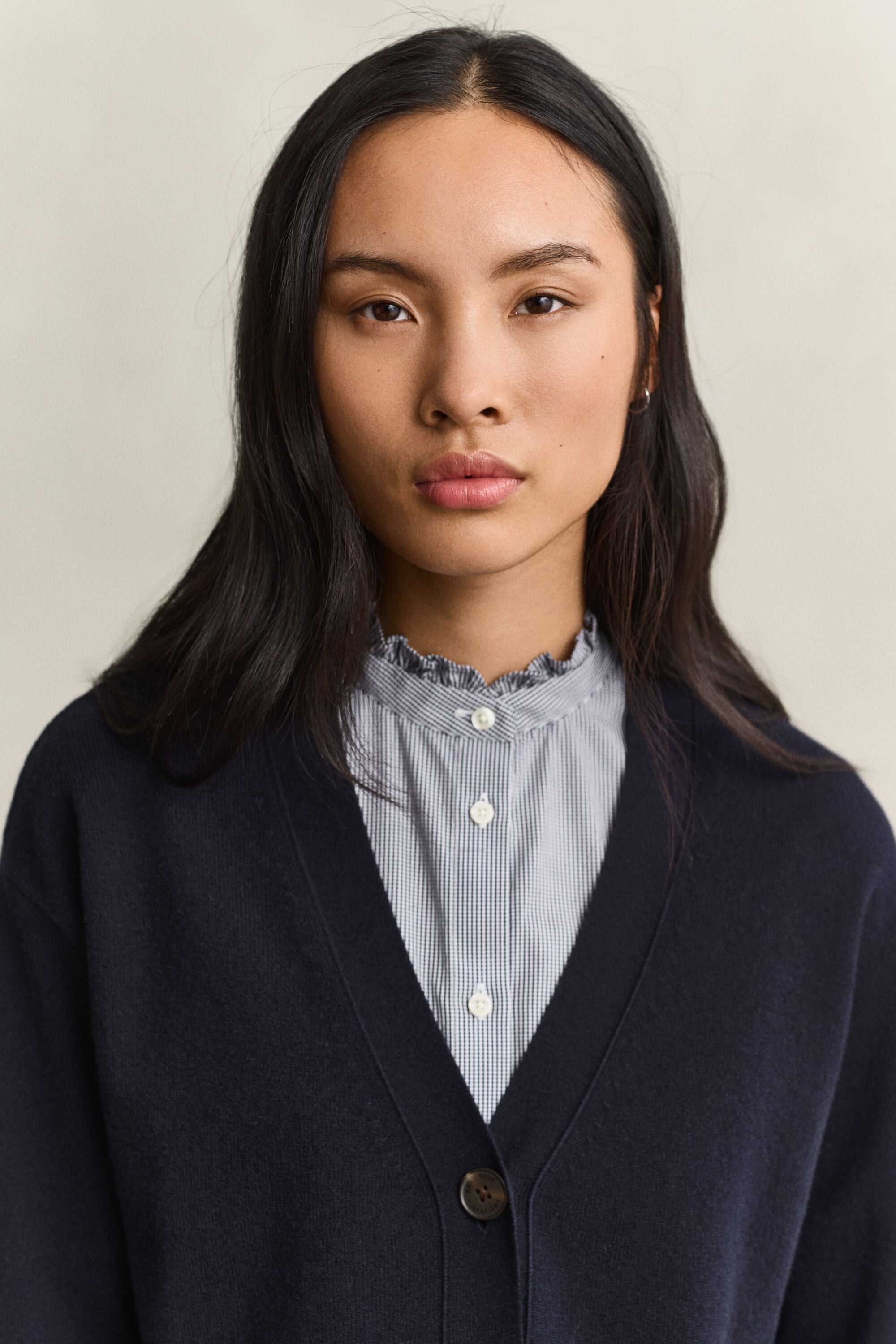 Cardigan en laine d'agneau ultrafine
