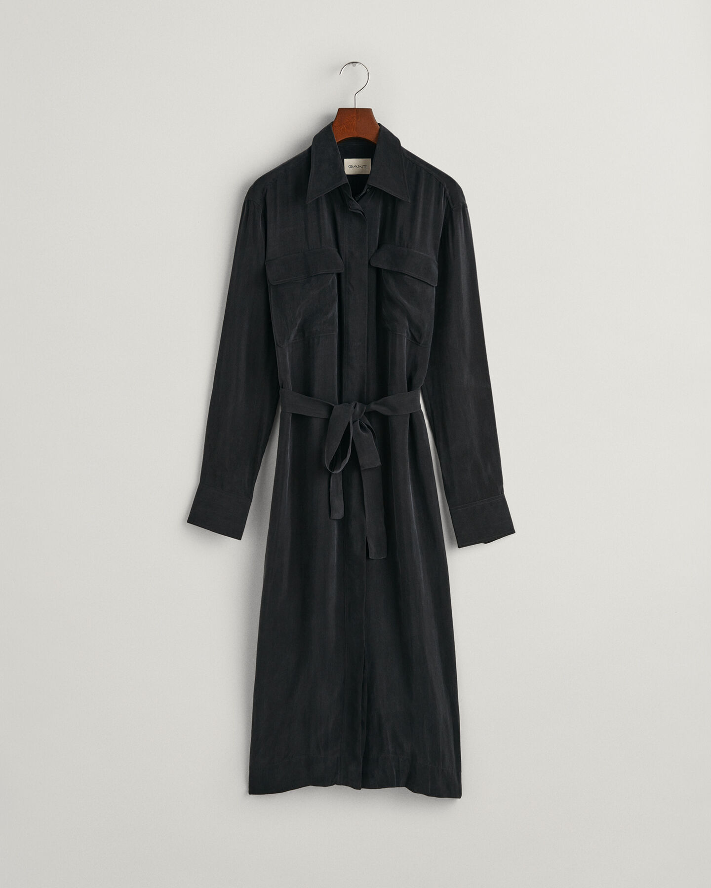 Robe-chemise relaxed fit style militaire