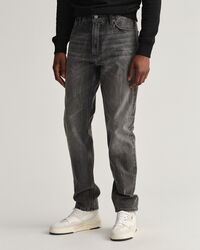 Jean slim fit en denim délavé vintage Hayes
