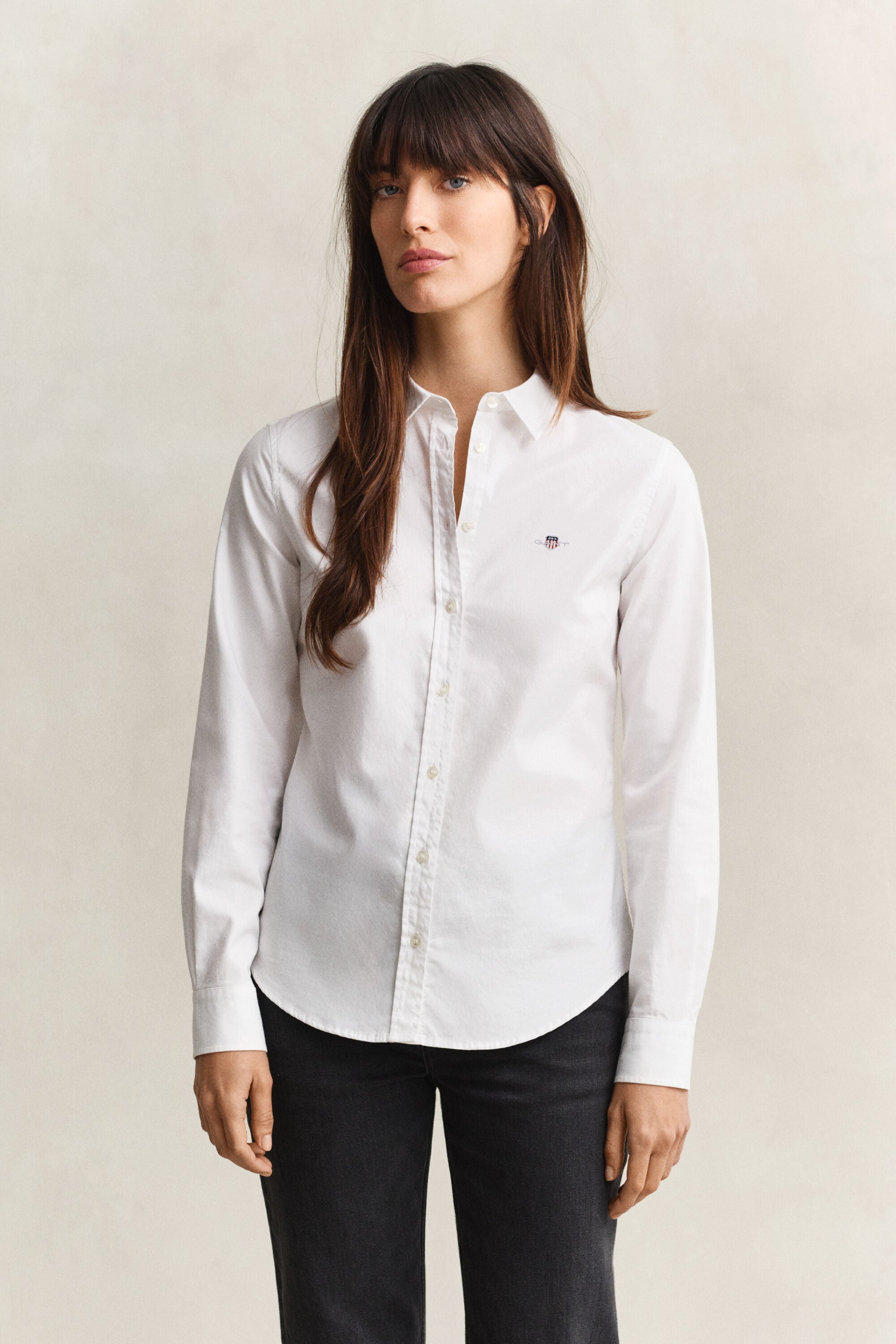 Chemise slim en coton Oxford classique extensible