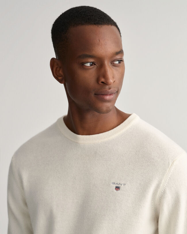 Pull ras du cou en laine d'agneau ultrafine