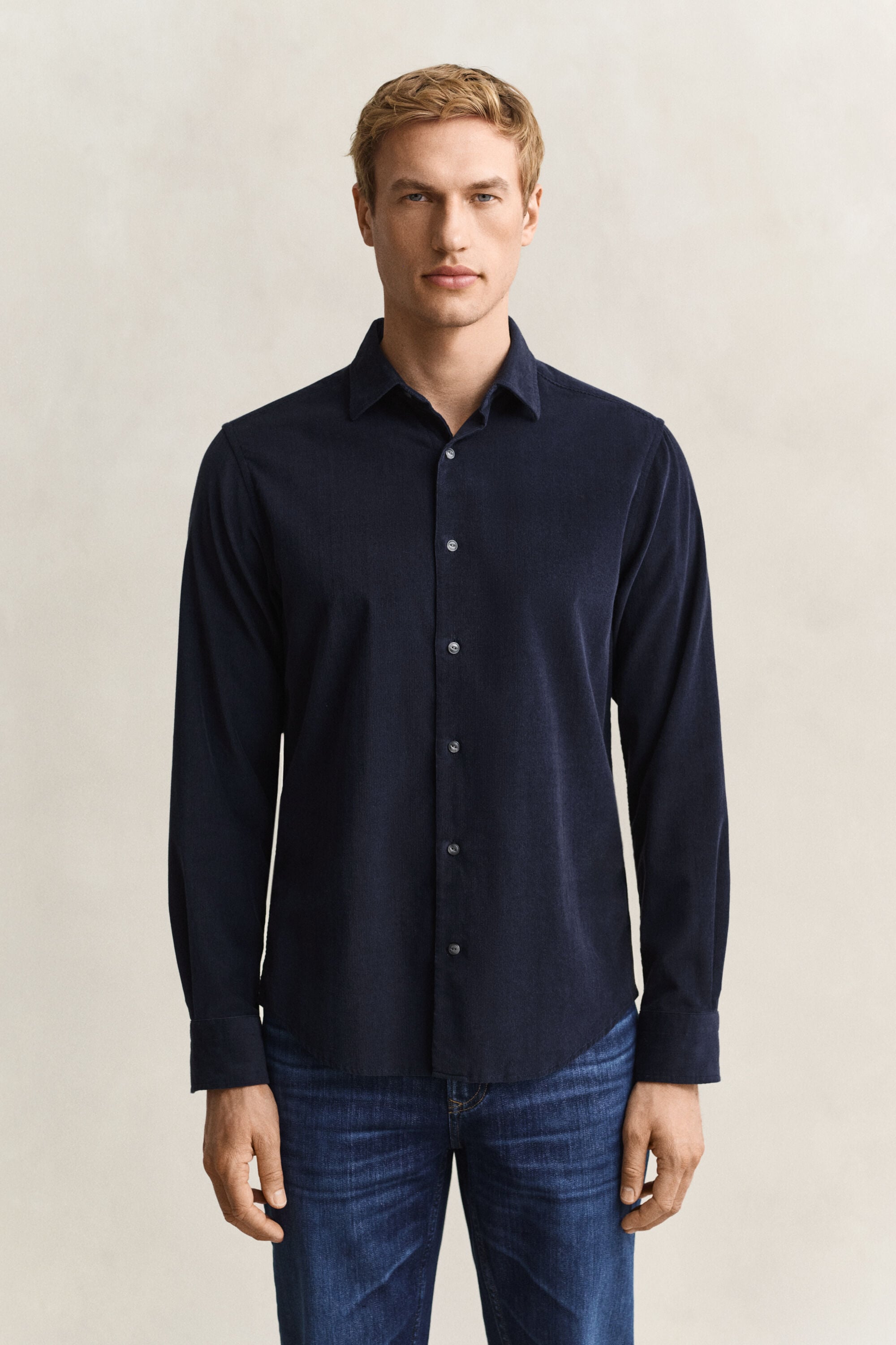 Chemise en velours côtelé