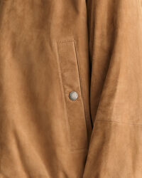 Blouson aviateur en daim