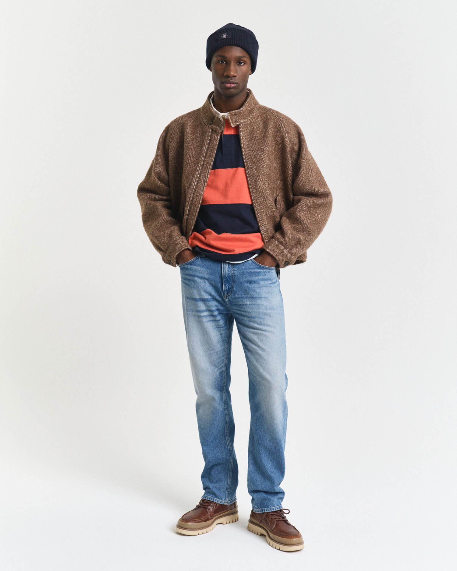 Heavy Rugger à rayures en colour-block