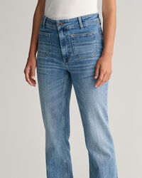 Jean slim fit &eacute;vas&eacute;