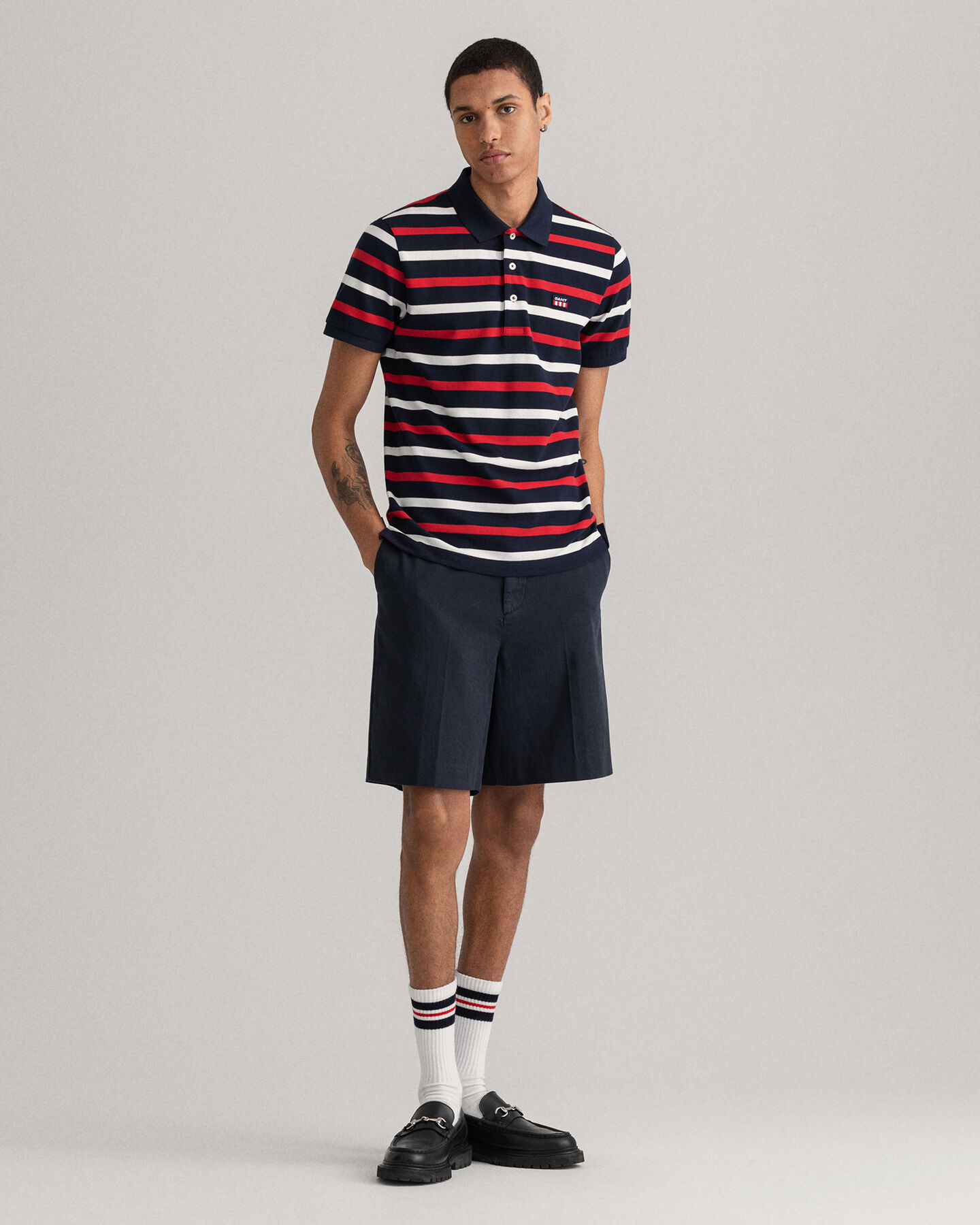 Polo Rugger Retro Flag